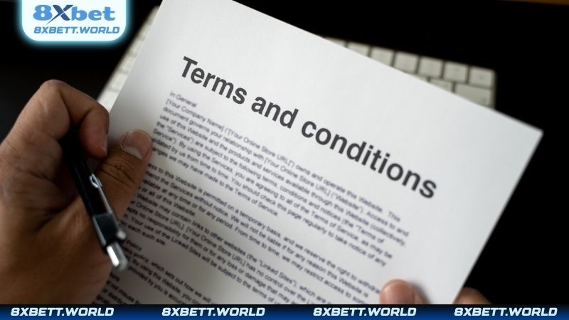 Tổng hợp các quy định trong điều khoản điều kiện tại 8XBET